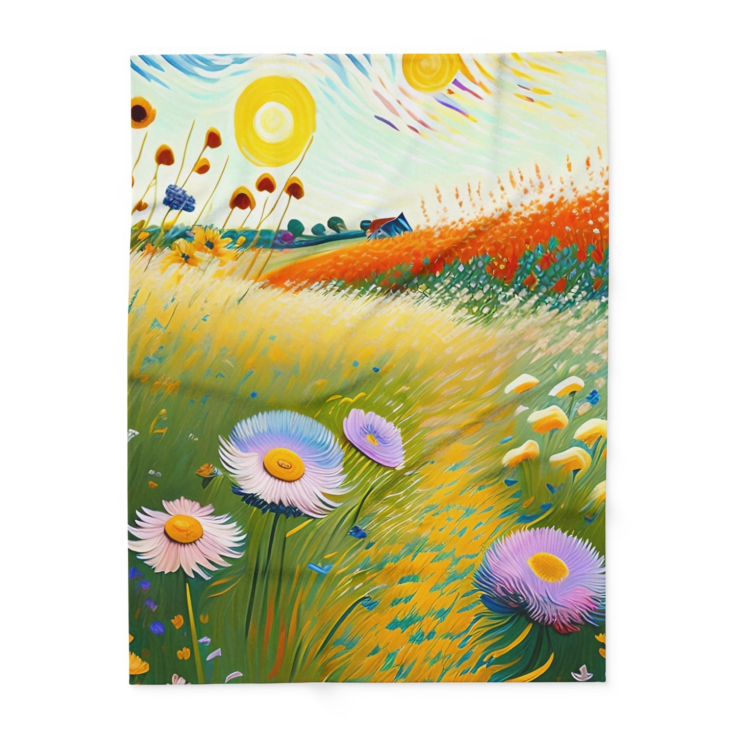 Premium Van Gogh Soft Plush Fleece Blanket