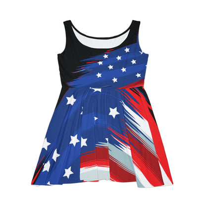 USA Flag Women's Skater Dress