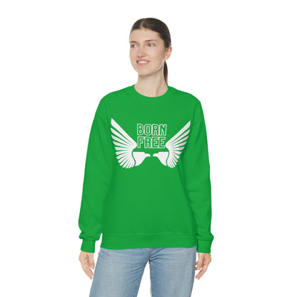 Born Free Eagle Unisex Crewneck Sweatshirt