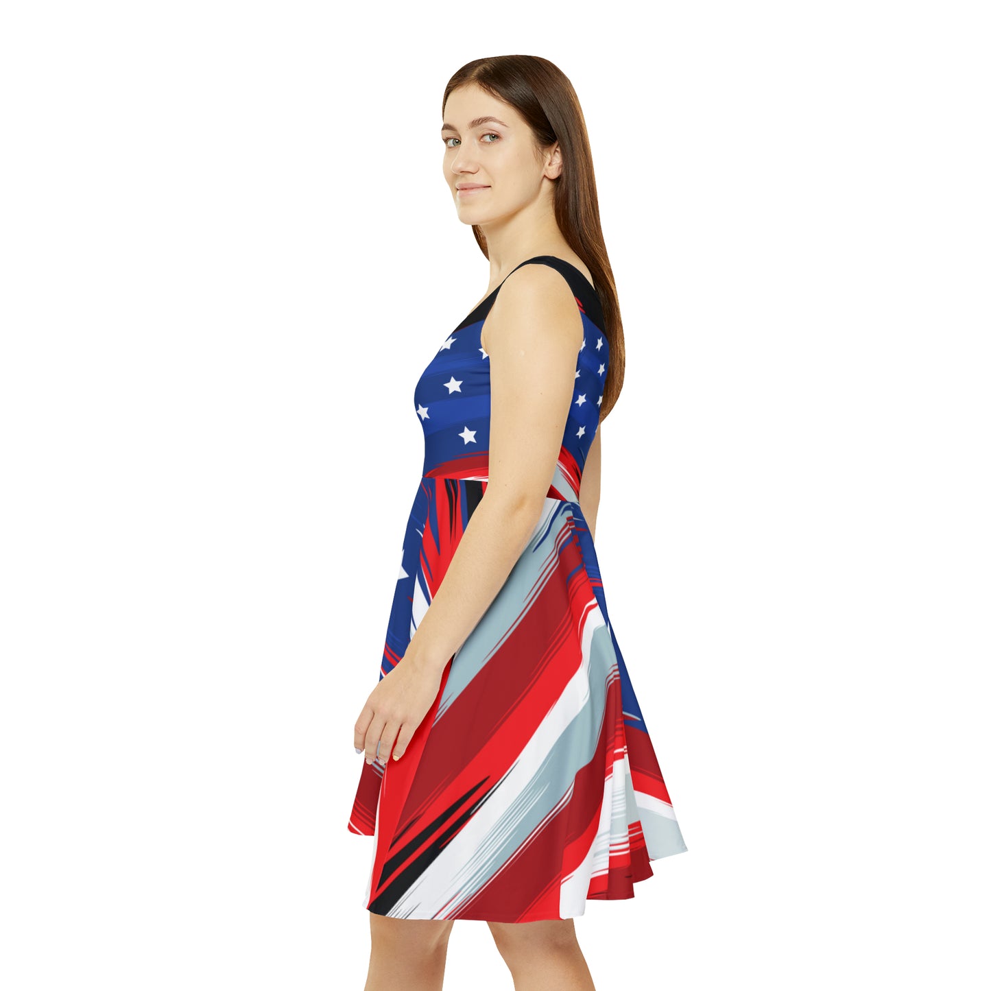 USA Flag Women's Skater Dress