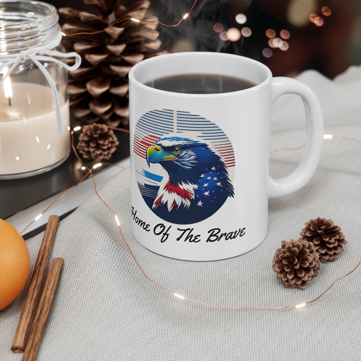 Land Of The Free Ceramic Mug