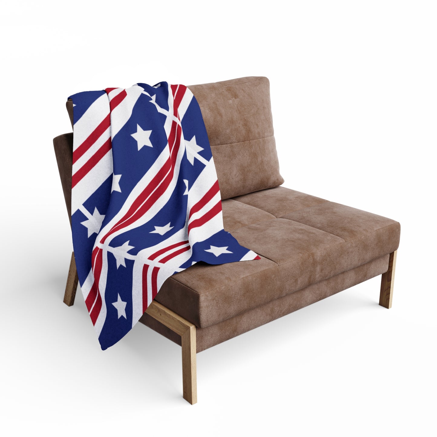 US Flag Inspired Design Fleece Blanket