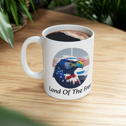 Land Of The Free Ceramic Mug