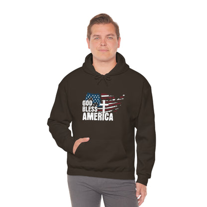 God Bless America Freedom Unisex Heavy Blend™ Hooded Sweatshirt