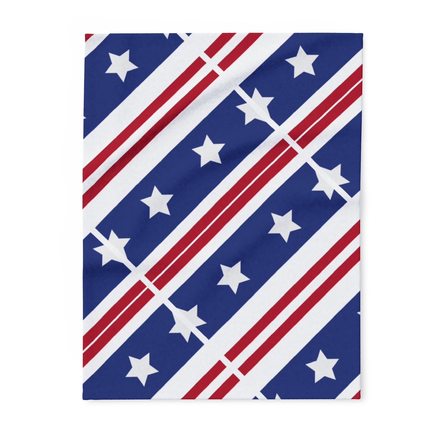 US Flag Inspired Design Fleece Blanket