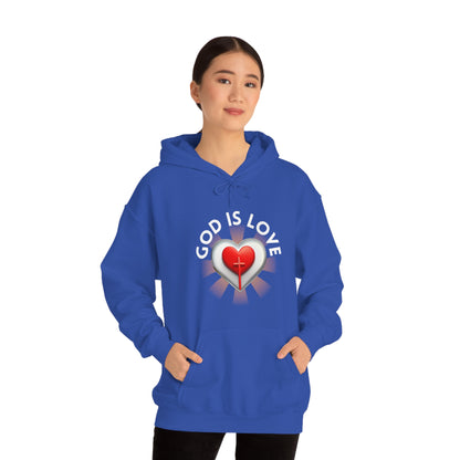 God Is Love Unisex Heavy Blend™ Hooded Sweatshirt