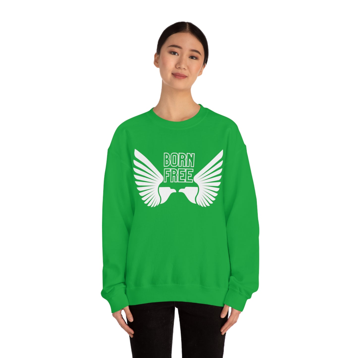 Born Free Eagle Unisex Crewneck Sweatshirt