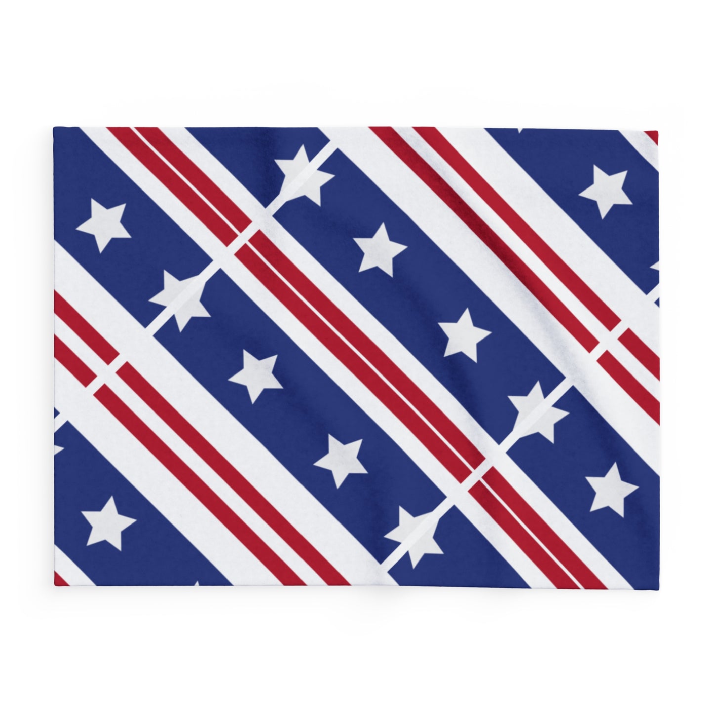 US Flag Inspired Design Fleece Blanket