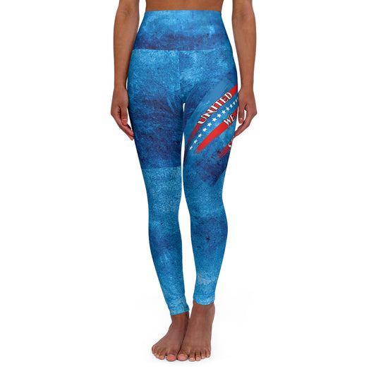 United We Stand - Denim Blue - Waisted Leggings