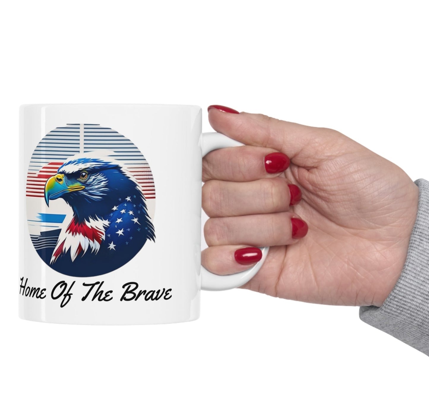 Land Of The Free Ceramic Mug