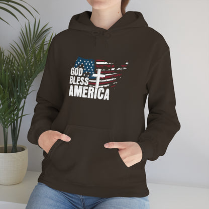 God Bless America Freedom Unisex Heavy Blend™ Hooded Sweatshirt