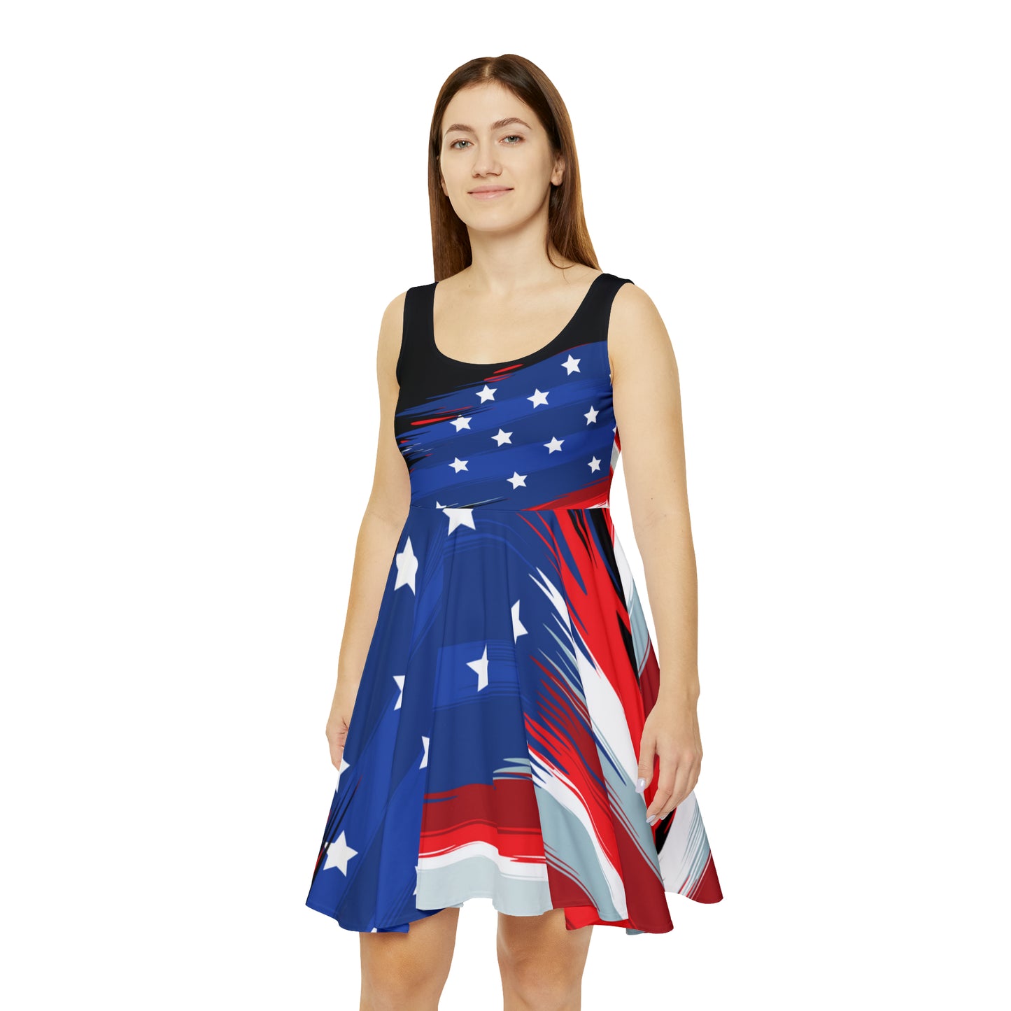 USA Flag Women's Skater Dress