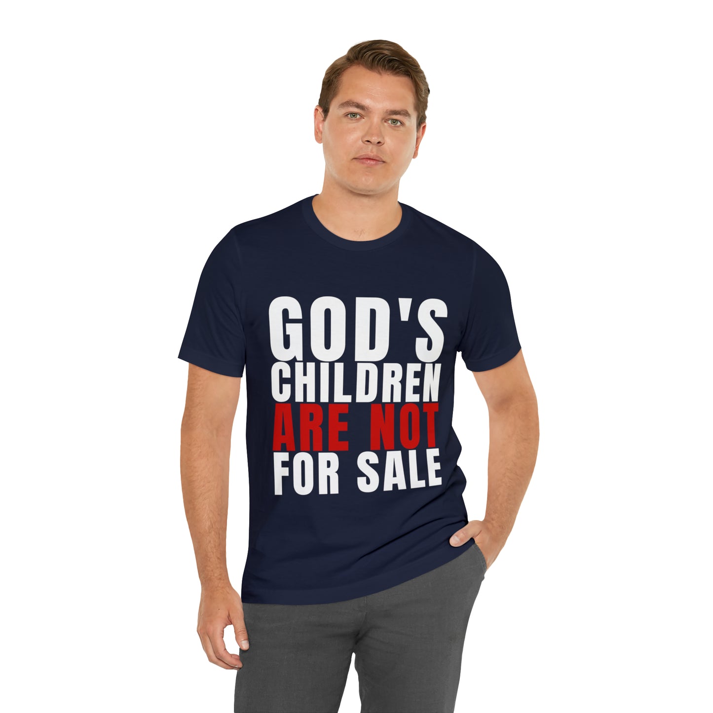 God's Children Are Not For Sale Unisex Jersey T-shirt