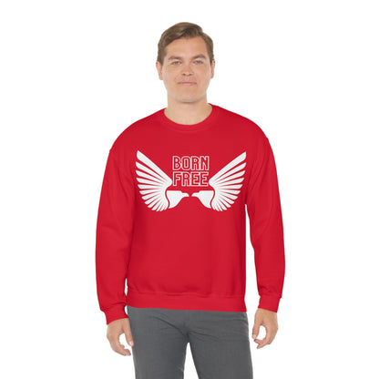 Born Free Eagle Unisex Crewneck Sweatshirt