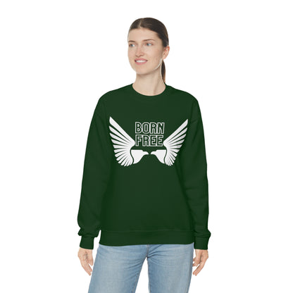 Born Free Eagle Unisex Crewneck Sweatshirt