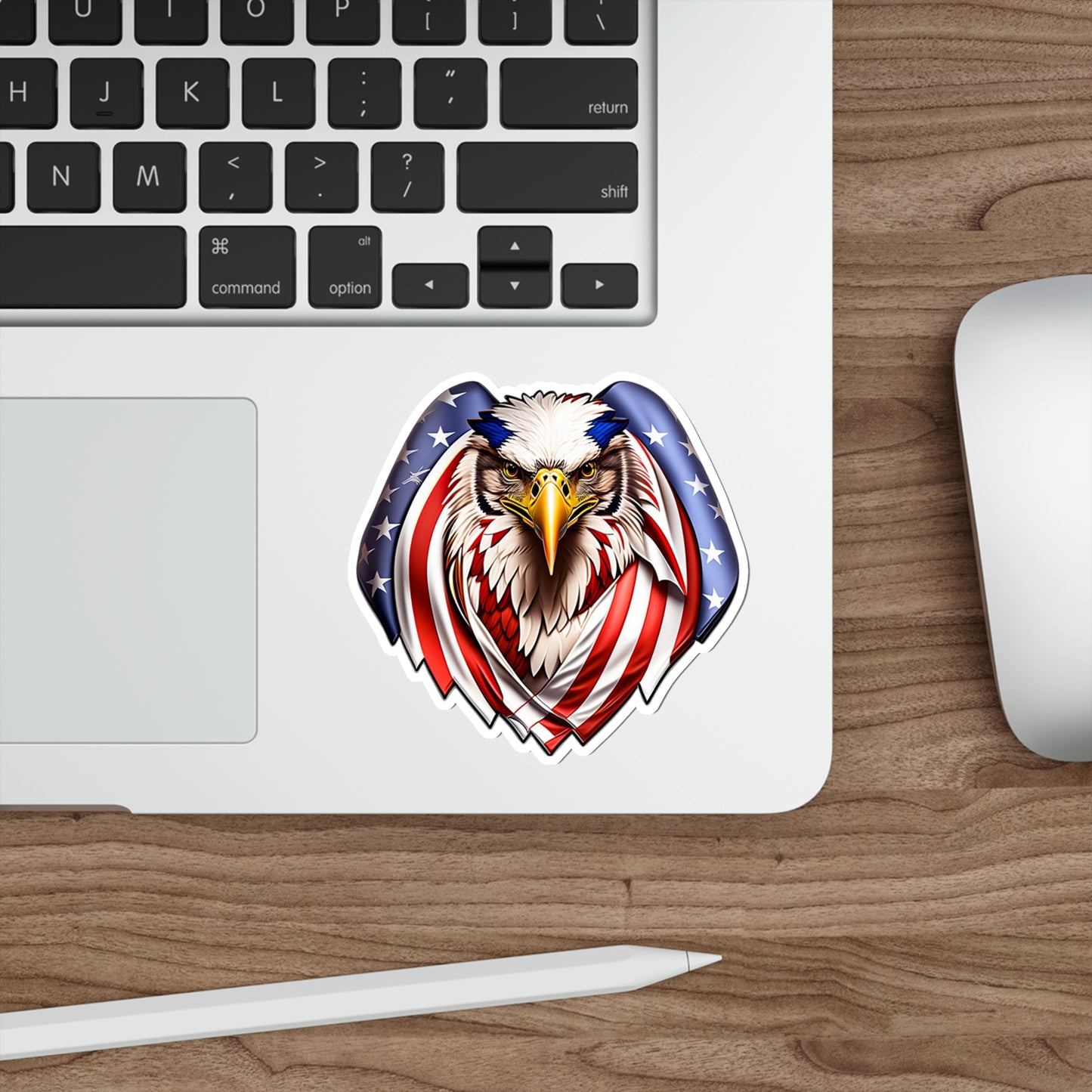 America Eagle Die-Cut Multi Purpose Sticker - Indoor & Outdoor Use