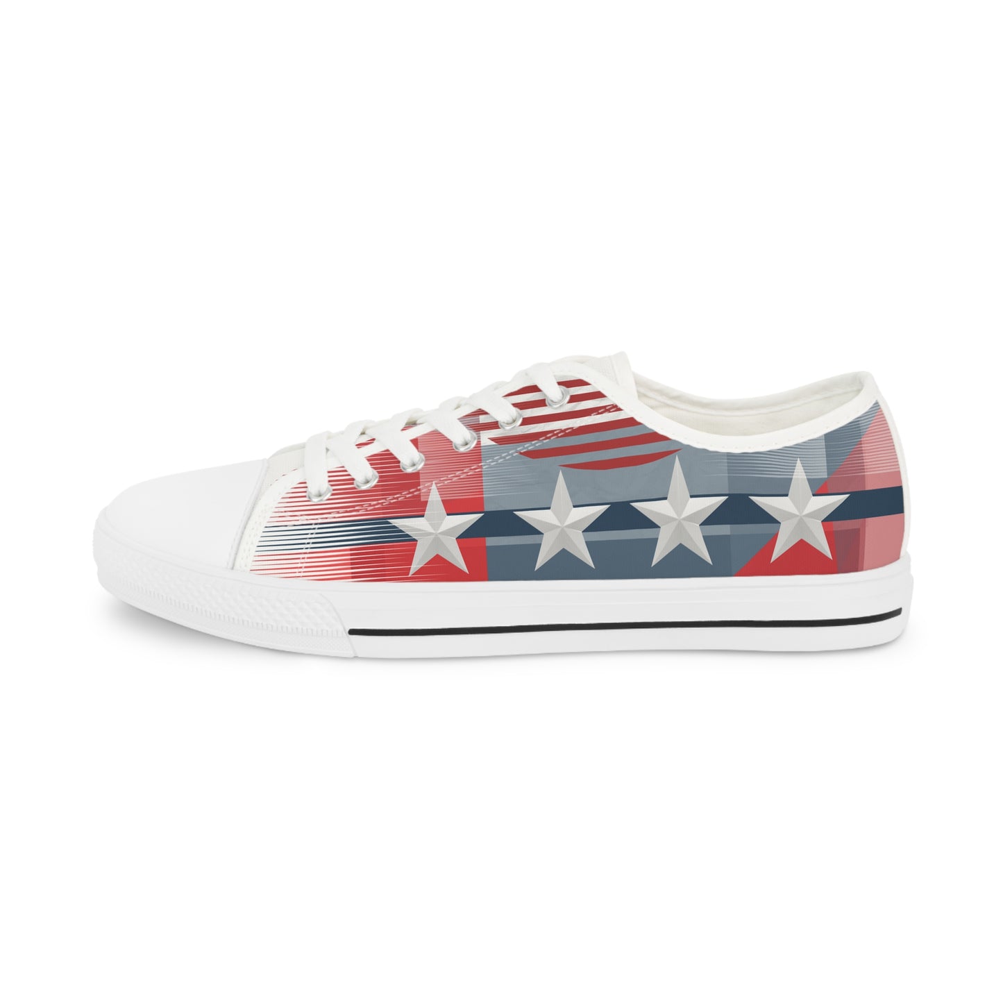 Stars and Stripes MAGA Women's Low Top Sneakers