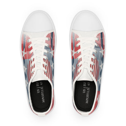 Stars and Stripes MAGA Women's Low Top Sneakers