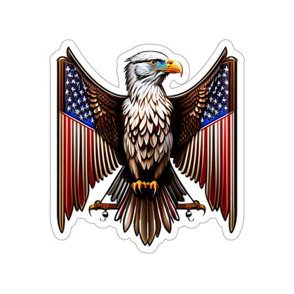 Eagle Crest Die-Cut Multi Purpose Sticker - Indoor And Outdoor Use