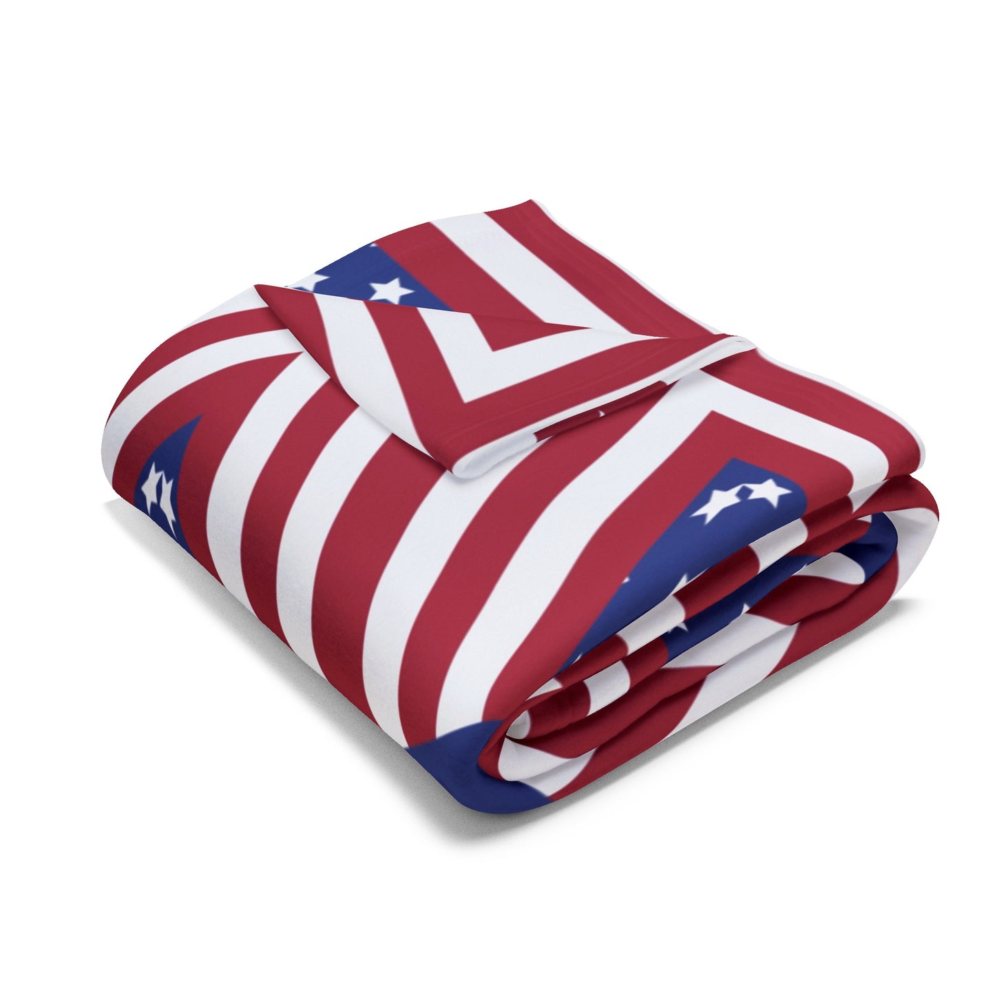 4th July Independence Day Print Fleece Throw Blanket