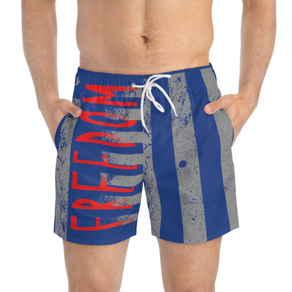 Let Freedom Ring Men's Swim Trunks Shorts