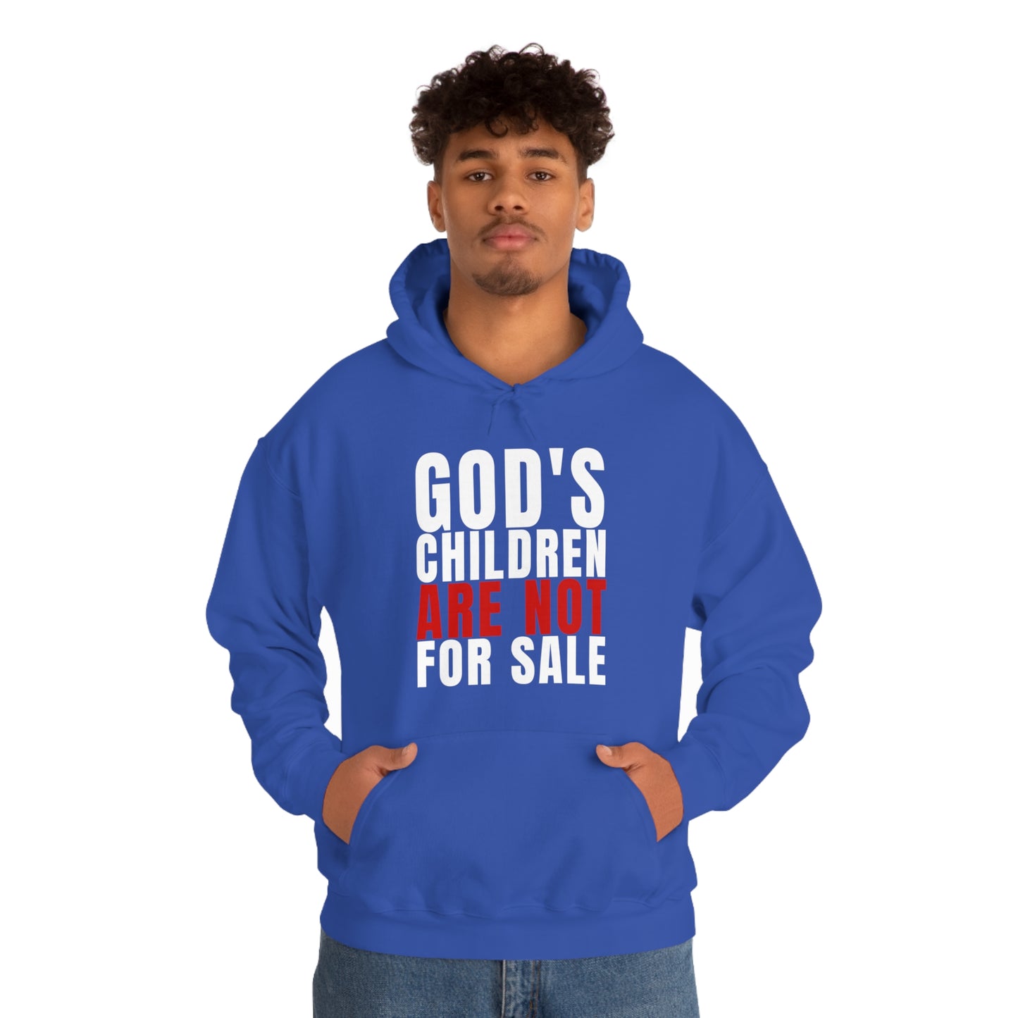 God's Children Are Not For Sale Unisex Heavy Blend™ Hooded Sweatshirt