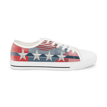 Stars and Stripes MAGA Women's Low Top Sneakers