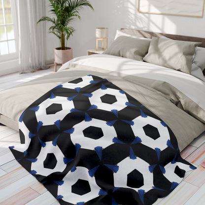 Sphere Spike Fleece Blanket - Soft, Warm And Cozy Throw - Bedroom Decor Home Living