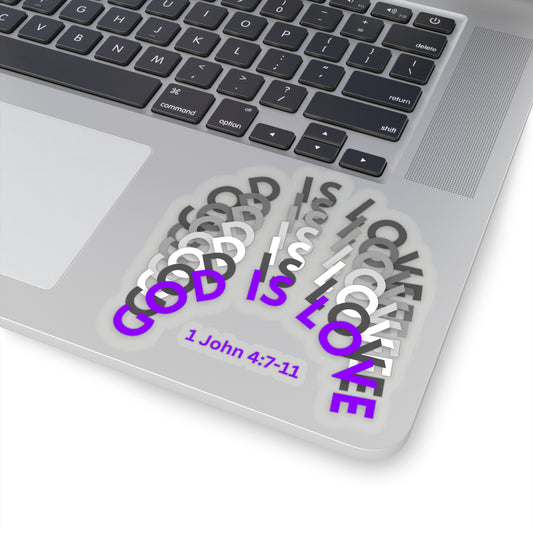 God Is Love Kiss-Cut Stickers