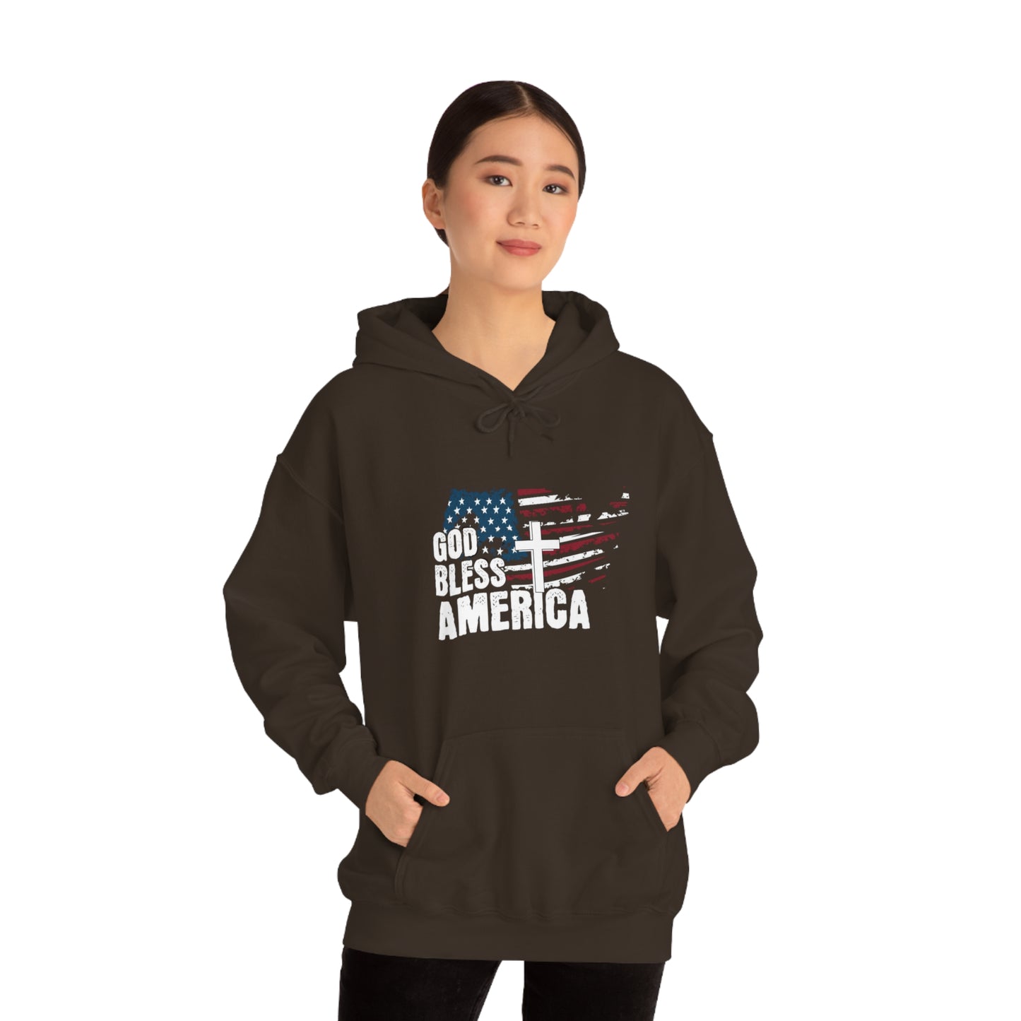 God Bless America Freedom Unisex Heavy Blend™ Hooded Sweatshirt