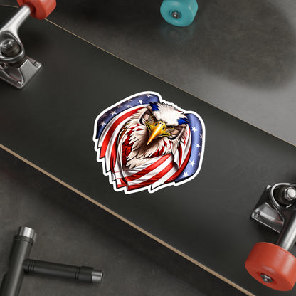 America Eagle Die-Cut Multi Purpose Sticker - Indoor & Outdoor Use