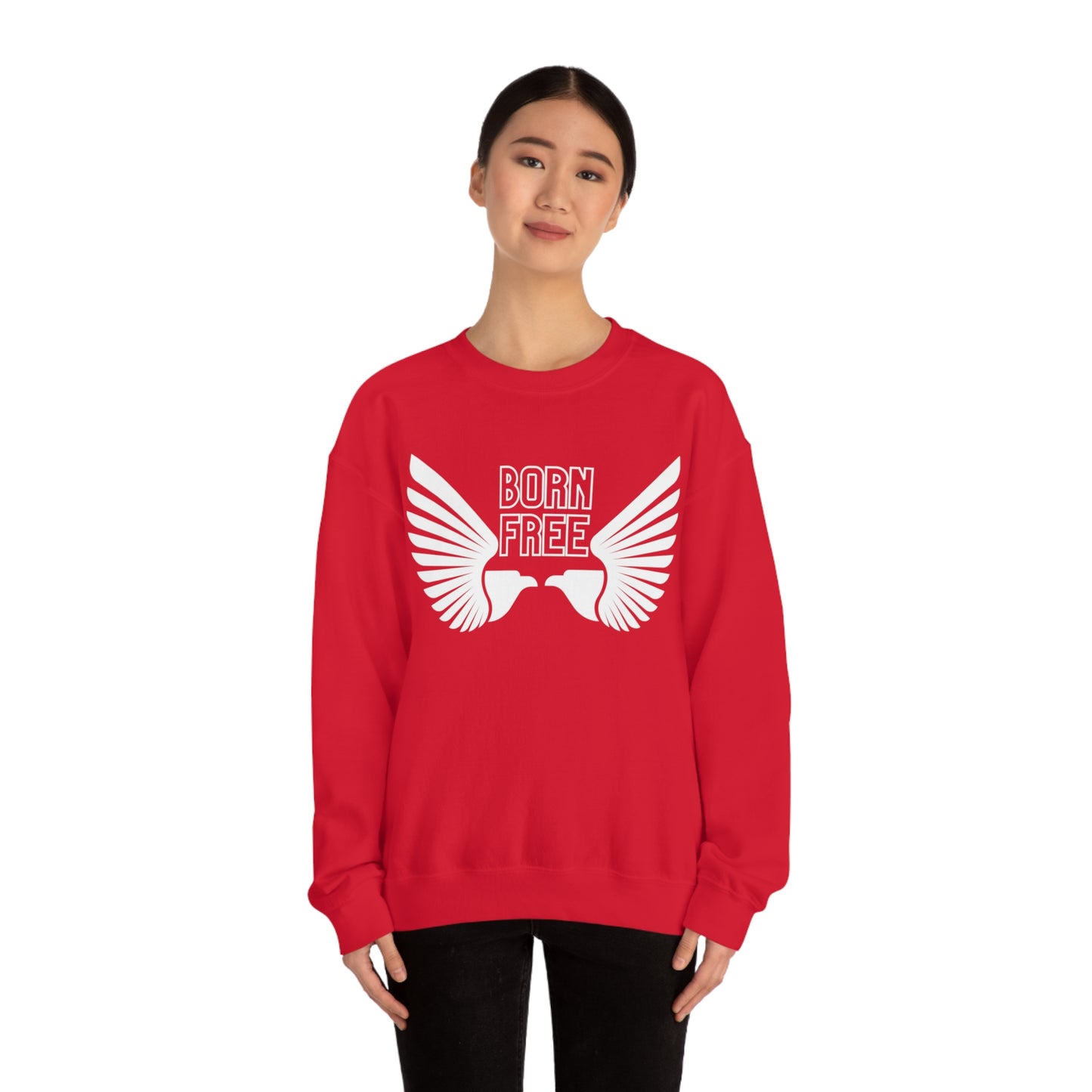 Born Free Eagle Unisex Crewneck Sweatshirt