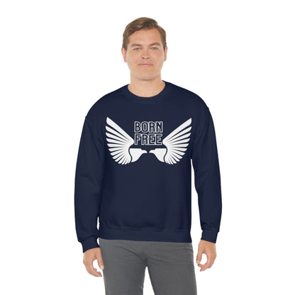 Born Free Eagle Unisex Crewneck Sweatshirt