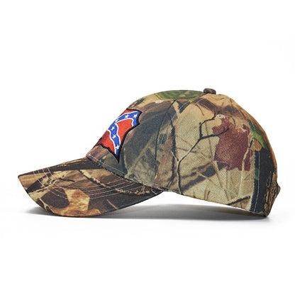 Confederate Battle Flag Camouflage Baseball Cap