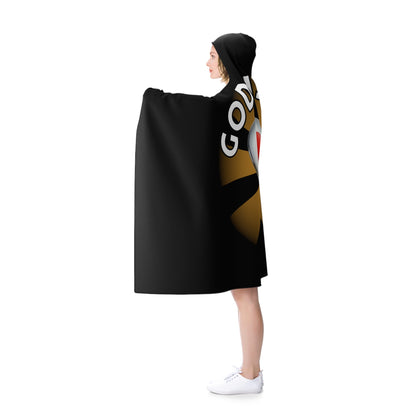 God Is Love Hooded Fleece Cape