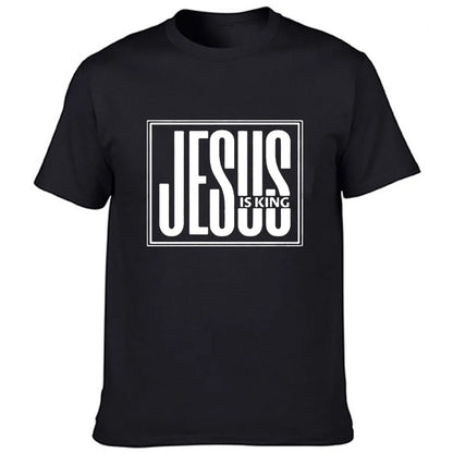 Jesus Is King Mustard Seed Christian Short Sleeve Men's T-shirt