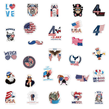 Patriot Trump Decal Stickers For Crafts 10, 50, 100 Pack