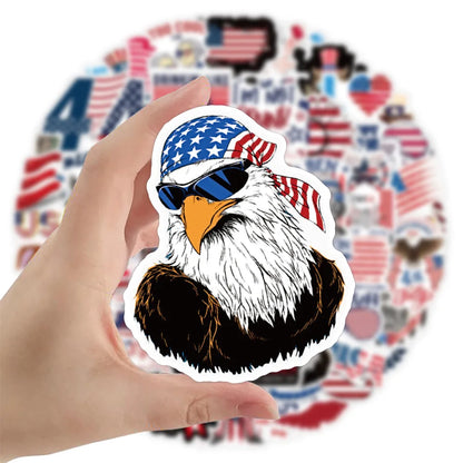 Patriot Trump Decal Stickers For Crafts 10, 50, 100 Pack