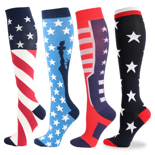 MAGA High Knee Compression Sports Socks For Men And Women