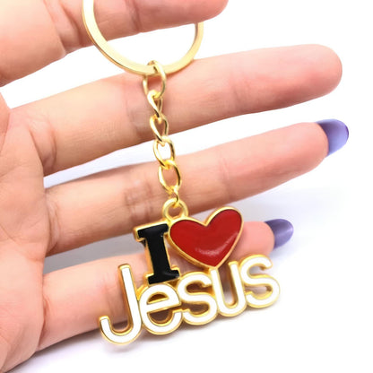 I Love Jesus Keychain