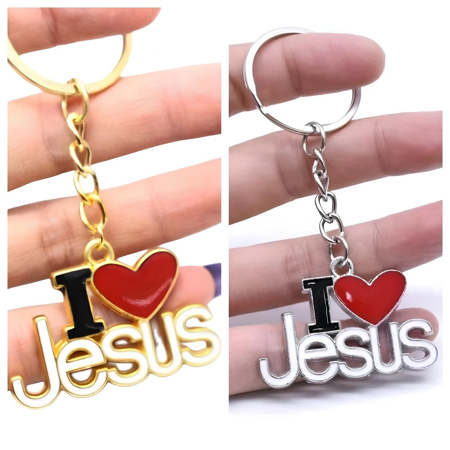 I Love Jesus Keychain