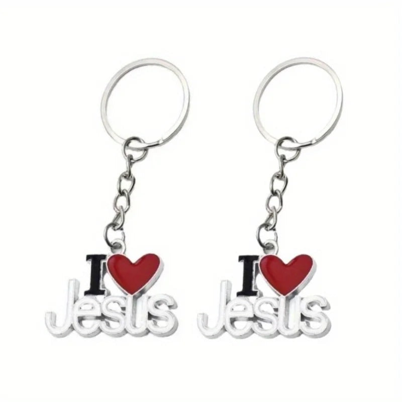 I Love Jesus Keychain