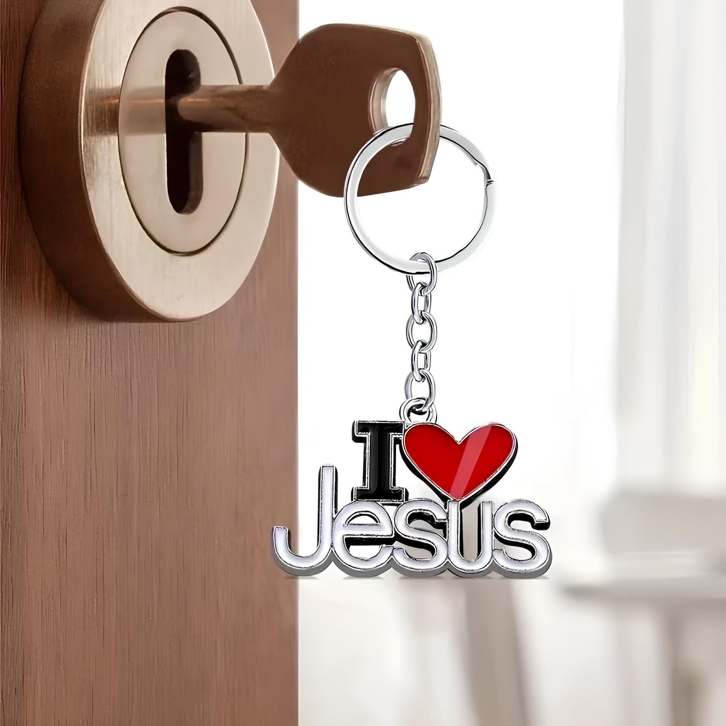 I Love Jesus Keychain