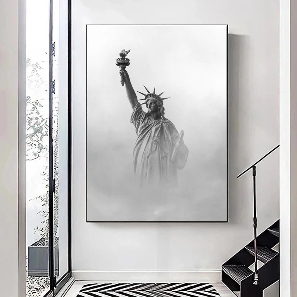 Statue of Liberty Art Print For Home And Interiors Wall Art Decor Waterproof Poster