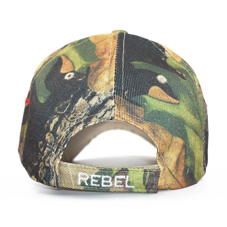 Confederate Battle Flag Camouflage Baseball Cap