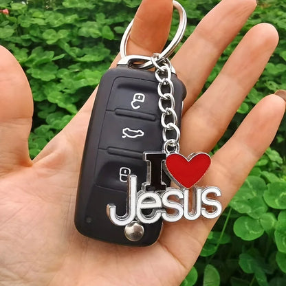 I Love Jesus Keychain