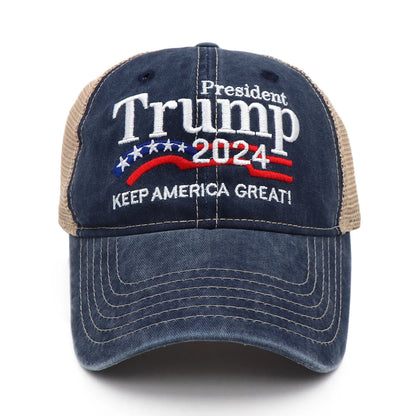 Cool Donald Trump 2024 USA Baseball Cap - Keep America Great