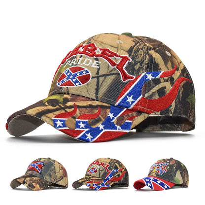 Confederate Battle Flag Camouflage Baseball Cap