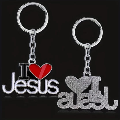 I Love Jesus Keychain