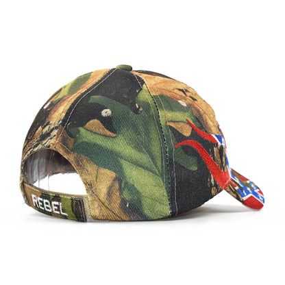 Confederate Battle Flag Camouflage Baseball Cap